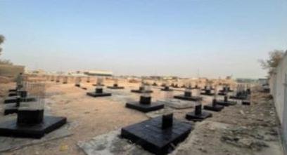 قواعد خرسانية خلال تنفيذ أعمال البناء